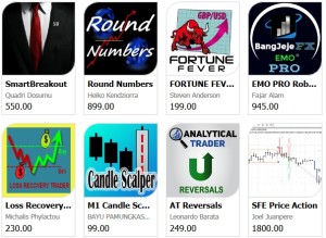 Een klein overzicht van de verschillende strategieën en indicatoren die u kunt kopen voor MetaTrader.
